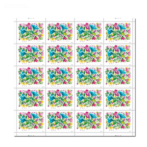 Libreta de Sellos Postales de EE. UU. 2024 Celebración Blooms, Sellos Personalizados Baratos de Estados Unidos - Product Image 4