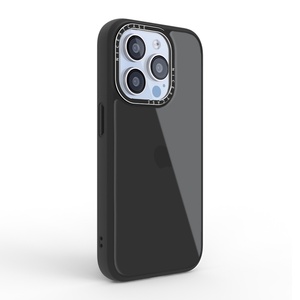 Coque de téléphone transparente givrée en TPU antichoc, coque de téléphone 3D transparente en époxy, impression UV pour iPhone 16 15 14 13 Pro Max - Product Image 1