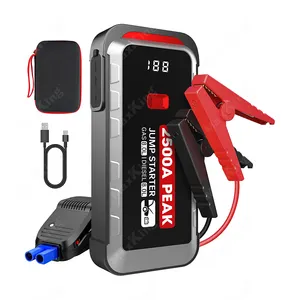 12V Ventas al por mayor de emergencia Banco de energía portátil Delgado Car Jump Starter 25800mAh