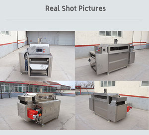 Tự động điện khí hạnh nhân hạt điều Hazelnut đậu phộng rang xay nhà sản xuất nhỏ continuiuous Nut rang Máy Giá thương mại - Product Image 6