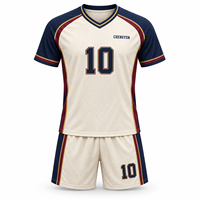 Maillot de volley-ball personnalisé rétro style universitaire, design color-block, uniforme d'équipe sublimé, club, école, OEM, anti-humidité, unisexe