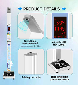 Intelligente digitale Größen- und Gewichtswaage, kinderfreundliche LED-Smart-Waage, verfolgt Größe und Gewicht mit Sprachausgabe für Kinder - Product Image 6