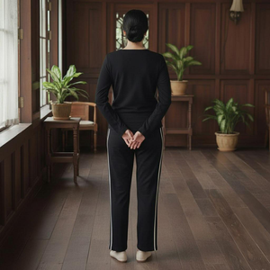 ชุดฮู้ดดี้ลำลองสำหรับผู้หญิงมุสลิม ฤดูใบไม้ร่วง ผ้าฝ้าย แบรนด์ Borong Pukal Jahit Kilang OEM สไตล์สปอร์ต ราคาโรงงาน คุณภาพคงที่ - Product Image 5