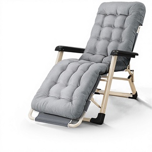Lit de sieste de bureau, pliable, pour la plage, le camping, le balcon, portable, avec accoudoirs en tissu, pour femmes enceintes, personnes âgées, enfants, canapé-lit paresseux - Product Image 1