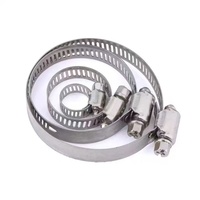 Collier de serrage robuste en acier inoxydable, type croisé, finition lavée et blanchie, système métrique, personnalisation OEM YLX S47