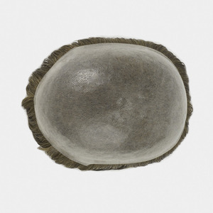 U.<strong>S</strong>. STOCK HS1 Thin Skin <strong>Men's</strong> <strong>Hair</strong> Systems 0.08 mm Transparent Poly Skin Toupee - Product Image 3