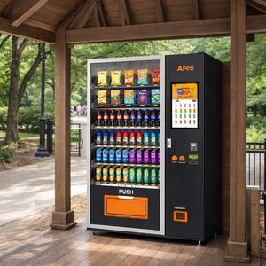 Máquinas Expendedoras Totalmente Automáticas AFEN al por Mayor con Funciones SDK para Monedas, Pantalla Táctil de Acero Inoxidable para Snacks, Bebidas y Artículos de Venta Minorista - Product Image 1