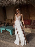 Robe de mariée en dentelle de mousseline de soie pour femmes, dernières tendances de la mode