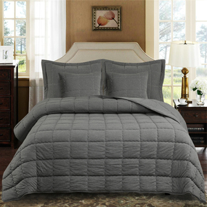 Edredón Moderno Personalizado Ecológico de Verano, Acolchado Doble, con Diseño de Cuadros, Tela Cation, para Bebés, Hoteles y Dormitorios - Product Image 1