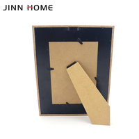 Jinnhome-marco de fotos pequeño de madera, 5x7 pulgadas, ratán, para pared del hogar o Decoración de mesa