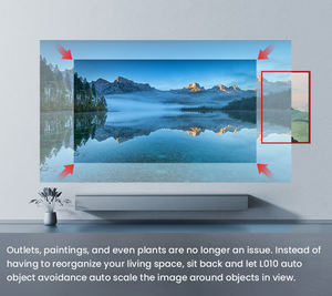 Nouvelle version du projecteur LED extérieur 1080P 4K Ultra HD avec Android 11, haut-parleurs intégrés, design portable pour les marathons de films en famille - Product Image 2