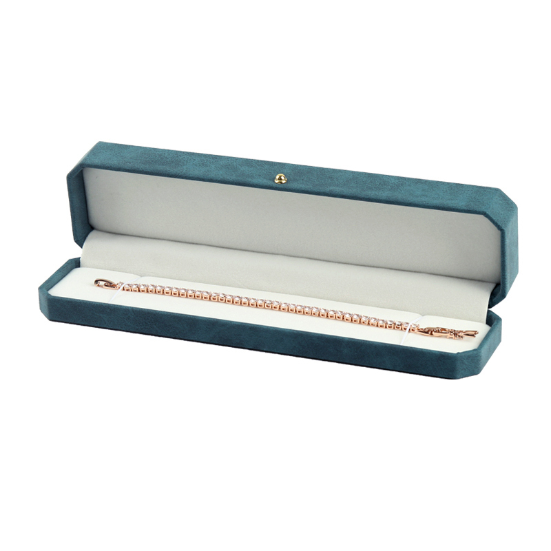 Caja de collar cian