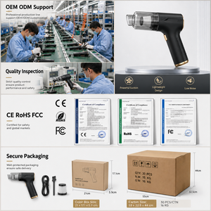 6000Pa Cordless Handheld <b>Vacuum</b> Cleaner 50W <b>Portable</b> Car <b>Vacuum</b> Air Duster Blower Inflator Type C Rechargeable Compact OEM ODM - Product Image 6