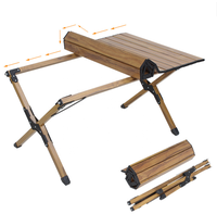 Table de camping pliable en aluminium NTOPSUN, mobilier de barbecue portable, table de pique-nique de jardin en métal