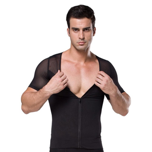 Gilet amincissant pour homme, sous-vêtement moulant pour le corps, le ventre, la combustion des graisses, Corset, ceinture musculaire, 2022 - Product Image 4