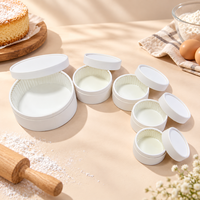 Tube en papier pour gâteau cylindrique 200 ml, boîte à bonbons, emballage pour gâteaux, boîte à cupcakes