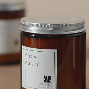 Vela de Cera de Soja con Aroma a Melón - Product Image 5