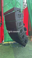 Altavoz Line Array Activo/Pasivo de 3 Vías y Doble Woofer de 12 Pulgadas HDL 50-A 4K, Sistema de Sonido Potenciado