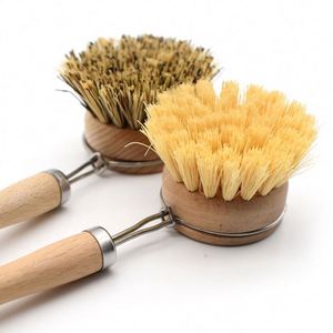 Replacement Kitchen Dish Pot Washing <b>Brush</b> Sisal Bristle <b>Scrub</b> <b>Brush</b> - Product Image 4