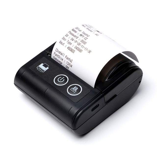 2 Inch Thermal POS Blue Tooth Mini Bluetooth Mobile Phone Case Receipt Printer