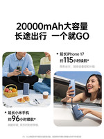 Banco de Energía UGREEN de 55W y 20000mAh con Cable Tipo-C Integrado, Pantalla Digital, Carga Rápida, Material de Madera, Regalo de Viaje o Negocios