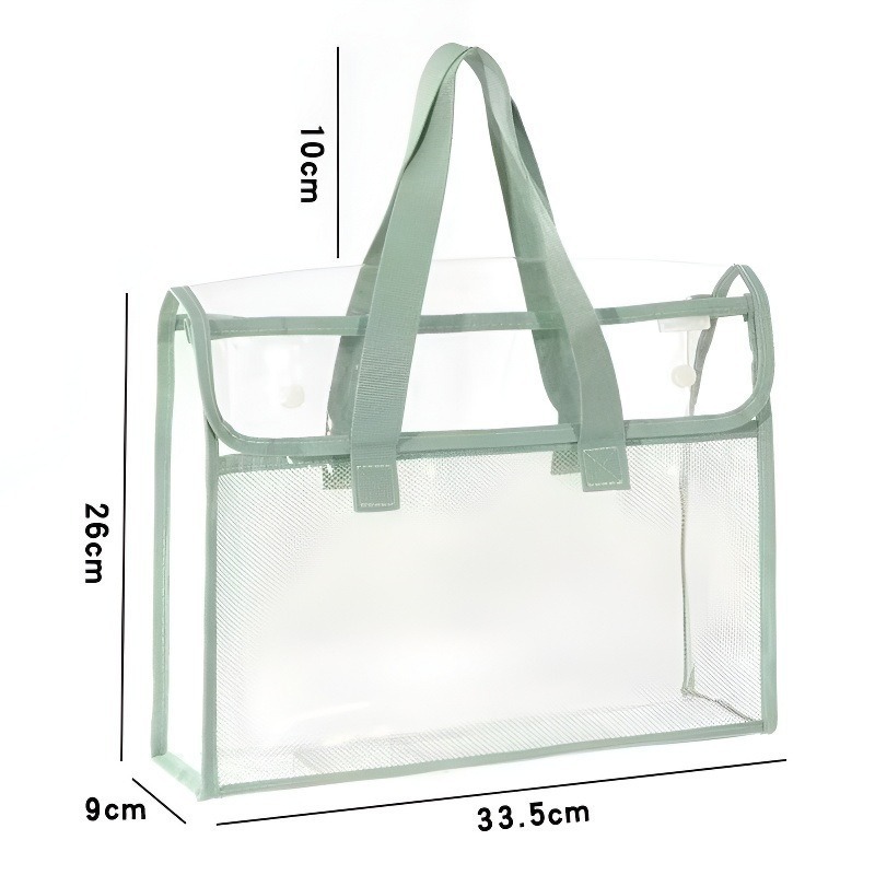 Horizontal Tote Tutor Bag [Green]