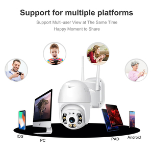 Caméra de surveillance extérieure Wi-Fi 1080P HD avec zoom et vision nocturne pour la maison - Product Image 5