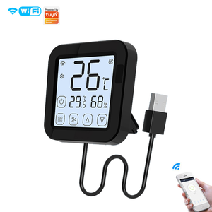 Tuya wifi חכם <span class=keywords><strong>ir</strong></span> termostat עם מסך מגע טמפרטורה, צג לחות, בקרת קול עבור אוויר ac - Product Image 1