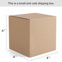 Boîte d'expédition personnalisée en carton ondulé, petit format, luxe, pour cosmétiques, recyclée, avec gaufrage, pelliculage mat, faite à la main, avec logo en fourrure