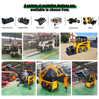 Skidsteer forestale da 75 CV da 100 CV pista di sterzata cingolata Epa cingolata con trinciatrice forestale