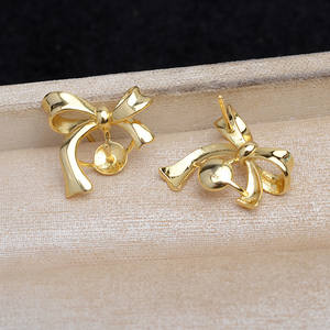 Base de Plata 925 para Pendientes, Accesorio de Joyería con Perlas DIY, 3mm, Semi-Acabado, JG5892, para Crear tus Propios Pendientes - Product Image 3