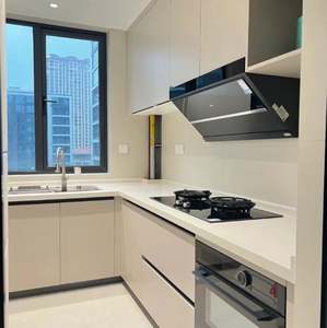 Mueble de Cocina Minimalista en Madera para Almacenar y Usar Utensilios de Cocina - Product Image 1