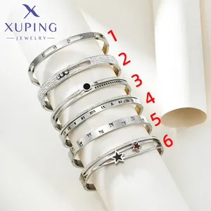 TTM xuping יוקרה לב רטרו זירקון זהב צבע נירוסטה יהלומי צמידים & צמידי אביזרי נשים