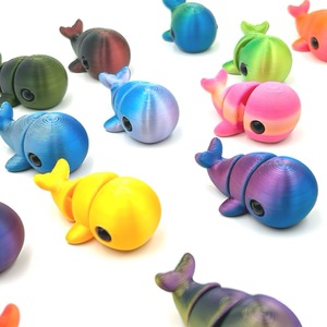 Figuras de Animales Marinos Articuladas y Flexibles Impresas en 3D, Mini Figuras de Animales Marinos, Juguetes Antiestrés, Mascotas de Escritorio, Ideales para Regalos y Recuerdos de Fiesta - Product Image 4