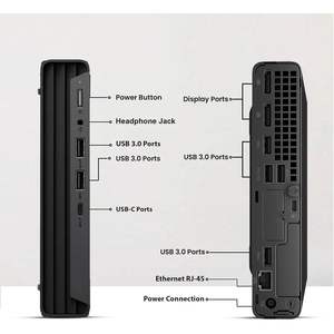 BTO pour ProDesk 600 G6 Mini PC de bureau Intel Core I5-10500T 6 cœurs 32 Go de RAM DDR4 512 Go de SSD PCIe NVMe Windows 11 Pro Intel UHD - Product Image 3