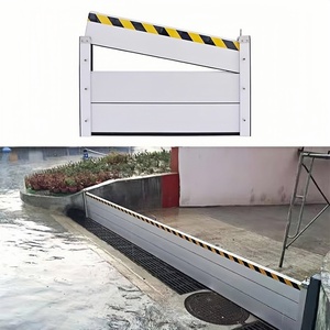 Système de défense contre les inondations industrielles : Barrière anti-débordement robuste en <span class=keywords><strong>aluminium</strong></span> <span class=keywords><strong>Hydro</strong></span> Wall, Planches de sécurité segmentées - Product Image 1