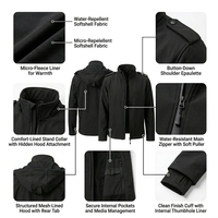Veste de sport coupe-vent zippée pour homme A217, col montant, respirante, décontractée, grande taille, style Letterman, hiver