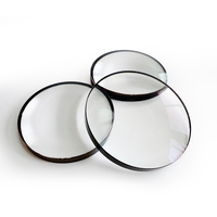 Lentille convexe en verre avec revêtement antireflet, diamètre 25,4 mm * 1 mm, personnalisée en usine, OEM, pour caméra IR