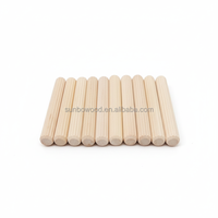 Chevilles en bois cannelées, connecteurs en bois naturel, chevilles pour l'assemblage d'accessoires de meubles