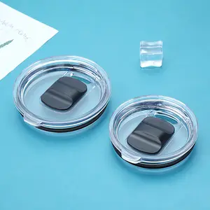 Hoge Kwaliteit Magnetische Schuifdeksel Voor 20Oz 30Oz Tumbler Doorzichtige Transparante Magneet Covers Voor Roestvrijstalen Tuimelaars