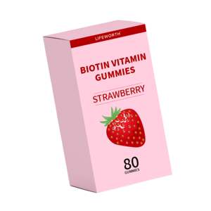Lifeworth-suplemento para el crecimiento del cabello, suplemento para el cabello de biotina, a precio de fábrica, OEM - Product Image 6