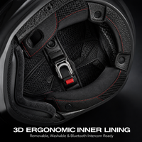 Casque de moto personnalisable en ABS, modulaire, rabattable, intégral, homologué DOT, équipement de sécurité pour la conduite et la course