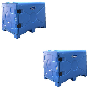 Glacière portable KingClima 120 kg pour camionnette, 12 V, avec couvercle amovible, réfrigérateur de voiture - Product Image 5