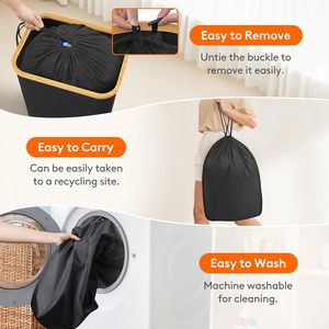 Contenedor de Recolección de Botellas de Gran Capacidad de 100L con Orificio, Bolsa para Botellas para Cocina o Almacén - Product Image 4