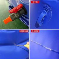 Réservoir souple gonflable en métal de 500 à 100 000 litres pour système d'irrigation avec pompe et protection anti-corrosion