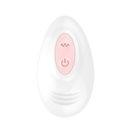 10-Gang USB-Aufladbarer Silikon Wasserdichter Rosa Kleiner Delfin Ferngesteuerter Tragbarer Vibrator für Frauen