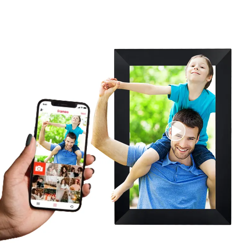 Alta Qualidade Hd Decorativo Display Digital Photo Frame Touch Screen Wifi Nuvem Porta-retrato Digital Para O Natal