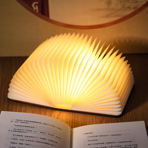 Sản Phẩm Mới Đèn Đọc Sách Phòng Ngủ <span class=keywords><strong>Led</strong></span> Book Night Light Thiết Kế Tùy Chỉnh Folding Tyvek Giấy Battery Operated Trang Trí Nội Thất USB - Product Image 4