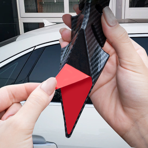 Pegatinas Universales para Techo de Coche con Diseño de Cuerno de Dragón, Alerón 3D con Curva Fluida, Decoración Impermeable para Exterior de Automóvil, Accesorios de Estilo - Product Image 5