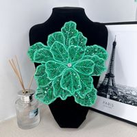 Patchs de broderie en dentelle de fleurs 3D faits à la main pour robes de mariée à coudre en cristal strass Peal perlé Sequin Applique